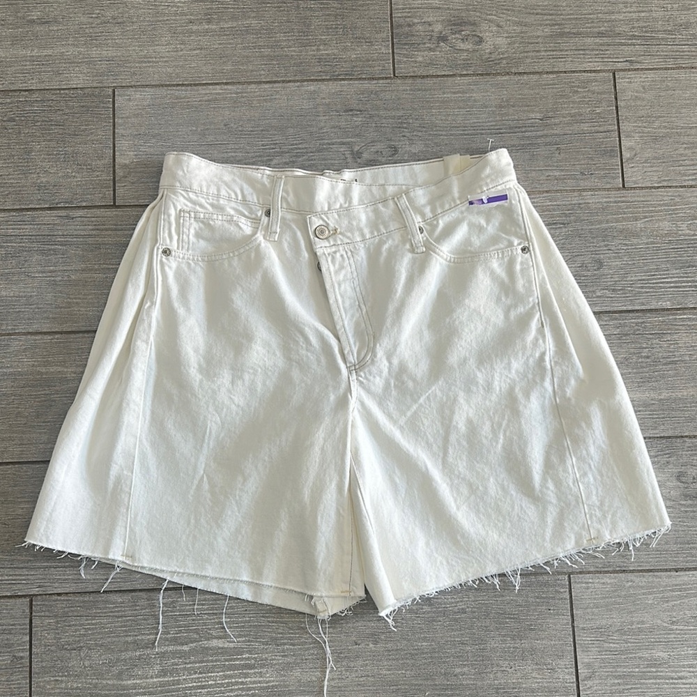 Free People White Jean Shorts - Picture 9 of 15
